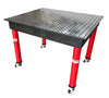 Heavy Duty Welding table 1200 x 1000mm Nitrided Finish W/44 pcs Clamping Kits