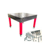 28mm Hole  3D  Welding table 1200 x1200 x200mm Nitrided Finish W/44pc Clamp Kit