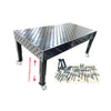 28mm Hole  3D  Welding table 2000 x1000 x200mm Nitrided Finish W/ Adjustable legs & 86pc Clamp Kit