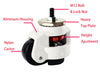 Castors W/Adjustable Height for 900x600mm Weld Tables