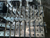 28mm Hole  3D  Welding table 2400 x1200 x200mm Nitrided Finish W/ Adjustable legs & 102pc Clamp Kit