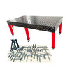 28mm Hole  3D  Welding table 2400 x1200 x200mm Nitrided Finish W/86pc Clamp Kit