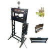SP-30A - Workshop Hydraulic & Pneumatic Press - 30 Tonne Fixed Head With Drive Pins & Press Brakes