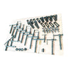 44pc Clamping & Fixturing Kit To Suit Welding Table 28mm Hole and 25mm Thick Plate