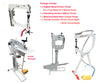 Deluxe Pack III EW-940D English Wheel & Planishing Hammer PH-51  & Motorized Bead Roller EB-610A & Shrinker Stretcher