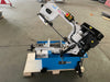 BS-8DR Metal Cutting Band Saw Swivel Head 215 x 205mm Rectangular Capacity -Dual Mitre Cut 45 Degree