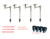 120mm Throat  300mm Clamp Height Weld Clamp W/Lock Nut & 4pcs Adaptor to Suit 16mm Weld Table Plate (Copy)