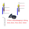 Swaging Roller Dies 4-10mm for Swage  & Jenny Machine 5 pairs (10pcs)