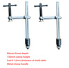 80mm Throat  150mm Clamp Height Weld Clamp W/Lock Nut