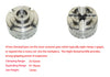 Package II Wood Lathe Chuck 3.75" Self Centering Scroll W/5 types of jaws & insert 1X10TPI