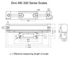 D80 LCD Digital Readout & Linear Scales Kit For Mill (470mm x 1, 670mm x 1, 920mm x 1)