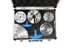 Package II Wood Lathe Chuck 3.75" Self Centering Scroll W/5 types of jaws & insert 1X10TPI